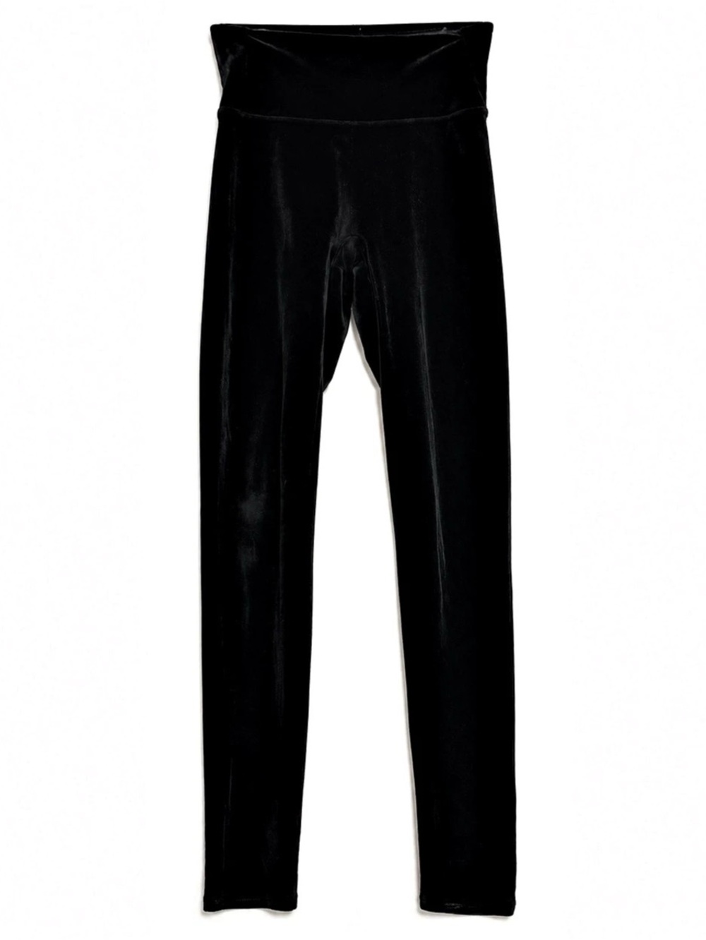 SPANX Black Velvet High Rise Skinny Leggings Small